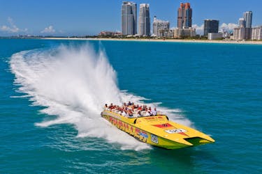 Miami adventure tour by bus and speedboat